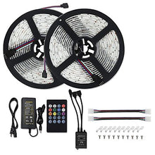 Load image into Gallery viewer, 10m RGB Music Sync (Sound Activated) LED Strip kit (12v)