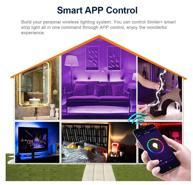 10m RGB Smart wifi LED Strip kit (12v) (IOT compatible) – DDS UK Ltd