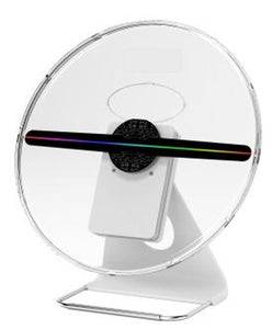 Z6 30cm SD card Battery powered 3D Holographic Fan